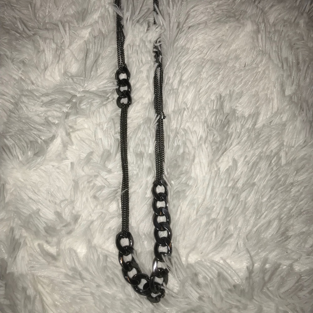 Silver Loop Necklace